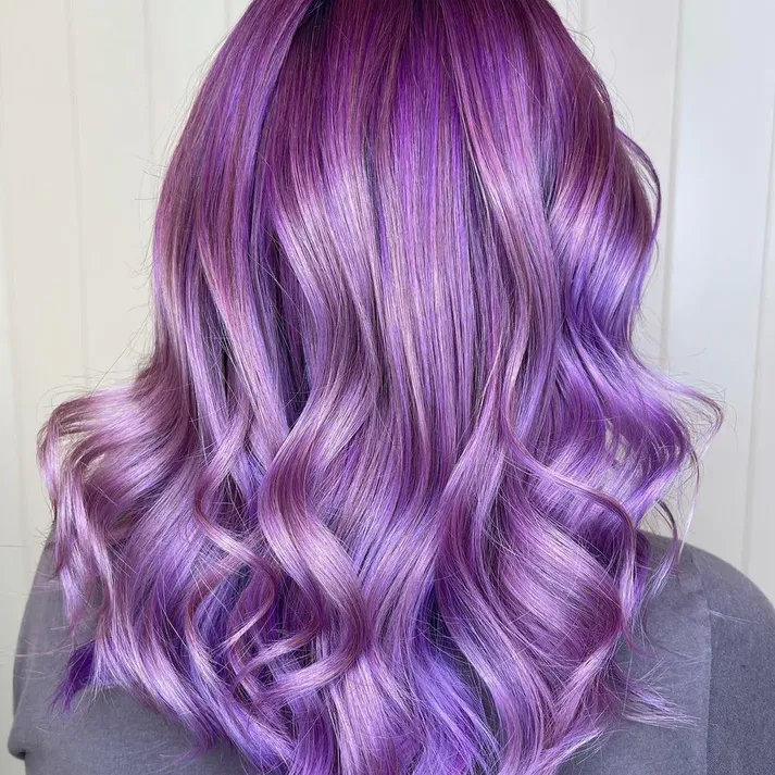 צבע שיער סגול הוט פרפל Hot Purple